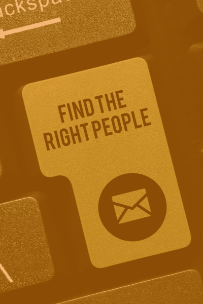 Find the right people (on keyboard)